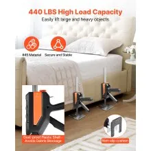 Labor Saving Arm Jack 2 PCS 440lbs Capacity 2 Modes Lifting up to 7.7" Black