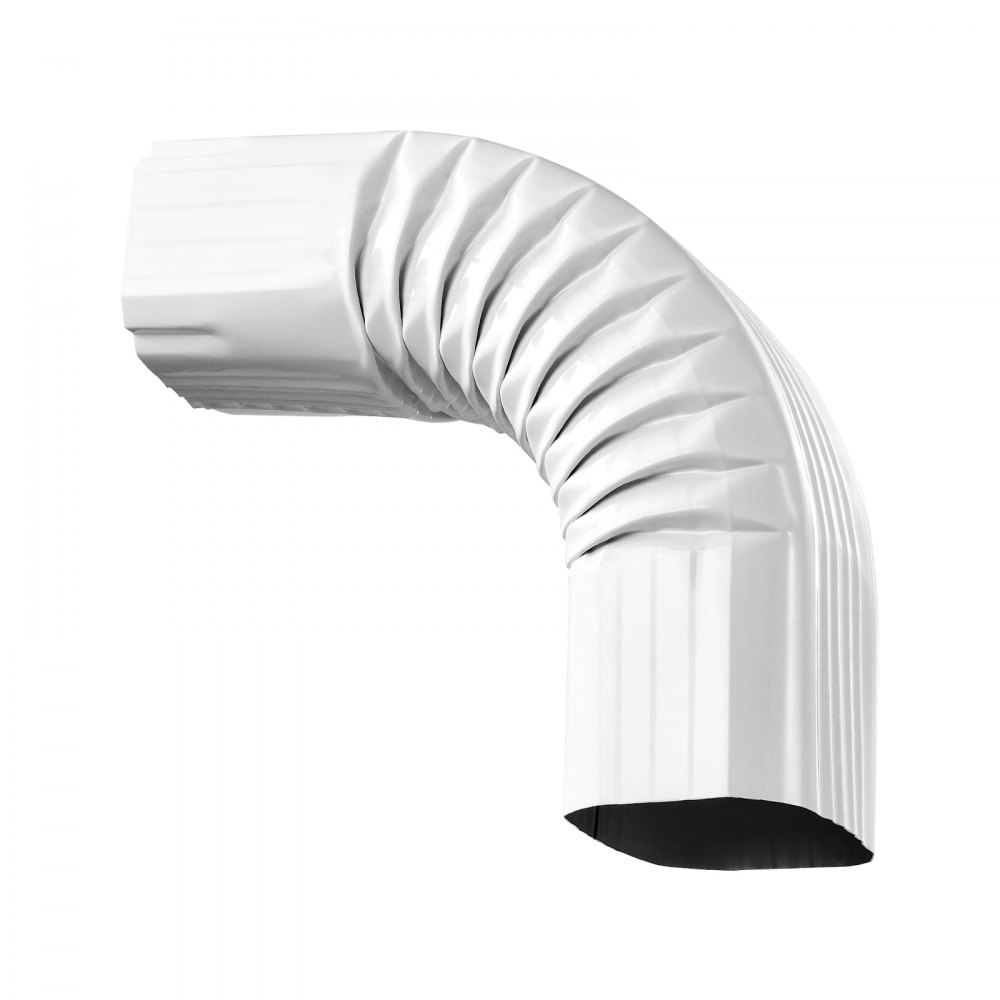 VEVOR Downspout Gutter Elbow, fits 3x4 Inch Style A L-Shaped, Interface Size 3.1x4.3 in / 78x108 mm, Aluminum Alloy 90 Degree Gutter Elbow, for Residential, Commercial Building, Industrial Warehouse