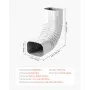 VEVOR Downspout Gutter Elbow, fits 3x4 Inch Style A L-Shaped, Interface Size 3.1x4.3 in / 78x108 mm, Aluminum Alloy 90 Degree Gutter Elbow, for Residential, Commercial Building, Industrial Warehouse
