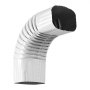 VEVOR Downspout Gutter Elbow, fits 3x4 Inch Style A L-Shaped, Interface Size 3.1x4.3 in / 78x108 mm, Aluminum Alloy 90 Degree Gutter Elbow, for Residential, Commercial Building, Industrial Warehouse