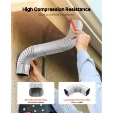 Downspout Gutter Elbow 90 Degree for 3x4 inch Style A L-Shaped Downspout White