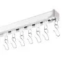 VEVOR Ceiling Curtain Track Set, 8.9 FT/2.7 Meter, Sliding Ceiling Track System for Curtains, Room Divider Curtain Track Ceiling/Wall Mounted for Living Room Bedroom with Hooks and Hardware, White