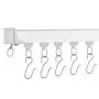 VEVOR Ceiling Curtain Track Set, 5.9 FT/1.8 Meter, Sliding Ceiling Track System for Curtains, Room Divider Curtain Track Ceiling/Wall Mounted for Living Room Bedroom with Hooks and Hardware, White