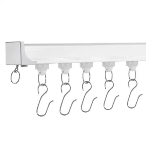 Square Aluminum Interior Track Profile 14x35 mm – Premium Curtain Rail for Custom Solutions, Extremely Sturdy, Also Available Bent Square Aluminum Interior Track Profile 14x35 mm – Premium Curtain Rail for Custom Solutions, Extremely Sturdy, Also Available Bent