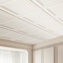 VEVOR Takplater, 96-pakning 20 x 20 tommer, Nedfellbare Takplater Premium Polystyrenplater, Enkel Montering/Skjæring Plast Limbare Takplater, Kjellertakbelegg For Hjem/Kontordekorasjon