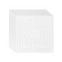 VEVOR Takplattor, 12-pack 24 x 24 tum, Nedsänkta takplattor av premium PVC-skiva, enkel installation/skärning av plastlimmade takplattor, takbeklädnad för hem-/kontorsdekoration, vitt ekomönster