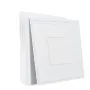 VEVOR Ceiling Tiles, 12-Pack 24 x 24 in, Drop Ceiling Tiles Premium PVC Sheet, Easy Installation/ Cutting Plastic Glue-up Ceiling Tile, Ceiling Covering for Home/Office Decoration, White Geometric