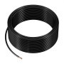 Cable VEVOR THHN de 12 AWG, 19 hilos, 100 % cobre OFC, para construcción eléctrica con revestimiento de nailon, con capacidad de hasta 600 voltios, para uso en interiores y exteriores, comercial, industrial y residencial, color negro (30,5 m)