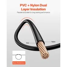 12 AWG THHN Wire 19-Stranded Black Copper Building Wire Nylon Jacket 100 ft 600V