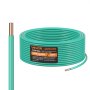 10 Gauge Solid THHN Wire Green Copper Electrical Building Wire PVC Nylon 50 ft