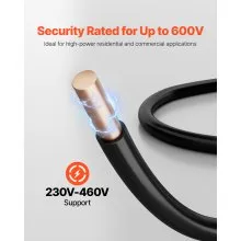 12 Gauge Solid THHN Wire Black Copper Electrical Building Wire PVC Nylon 100 ft