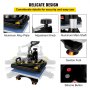 VEVOR 5 in 1 Heat Press15x12 Heat Press Machine For T-shirt Mug Plate And Cap
