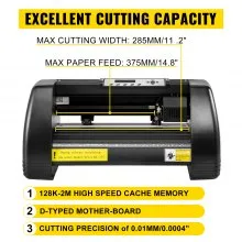 5 In1 Heat Press 15"x15"+ Vinyl Cutter 14" Plotter Print Swing Away Usb Port