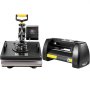 VEVOR 6 In 1 Mug Hat Heat Press & 14 Inch Vinyl Cutter Plotter Machine Kit