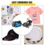 Kit de prensa térmica VEVOR 6 en 1 para tazas y gorras y plotter de corte de vinilo de 14 pulgadas