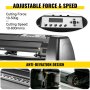 Heat Press 6 In1 Sublimation Machine 15"x15" + Vinyl Cutter 28" Plotter Cutting