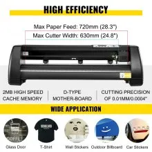 Heat Press 6 In1 Sublimation Machine 15"x15" + Vinyl Cutter 28" Plotter Cutting
