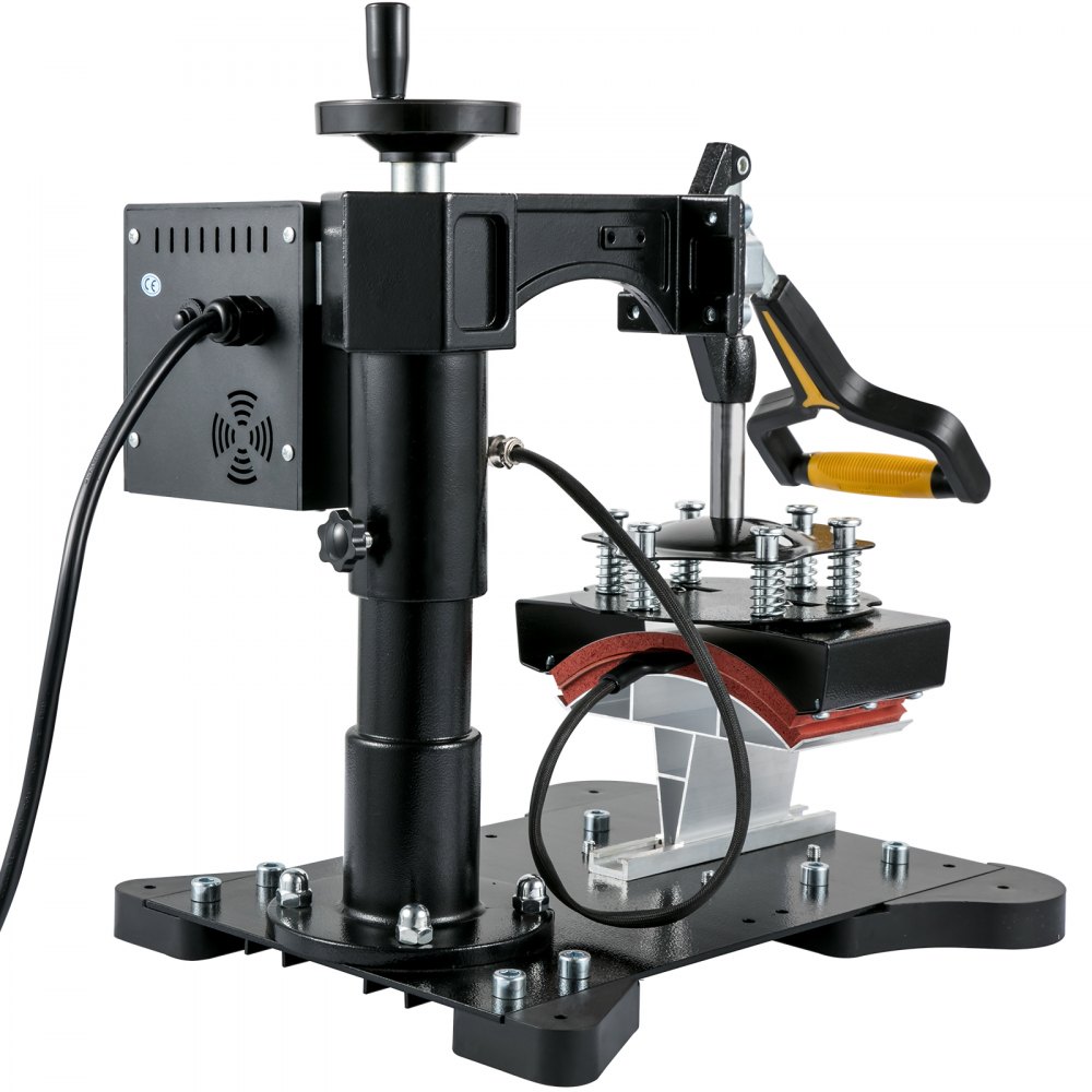VEVOR Cap Press, 3.1 x 5.5 inch Hat Press Machine, Dual Digital Control, Hat Heat Press Machine, Durable Heat Press for Hats Baseball Hat Caps