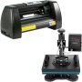 VEVOR HP230-B 12"x10" Dual Digital T-Shirt Heat Press Machine + 14" Vinyl Cutting Plotter With SIGNMASTER Software