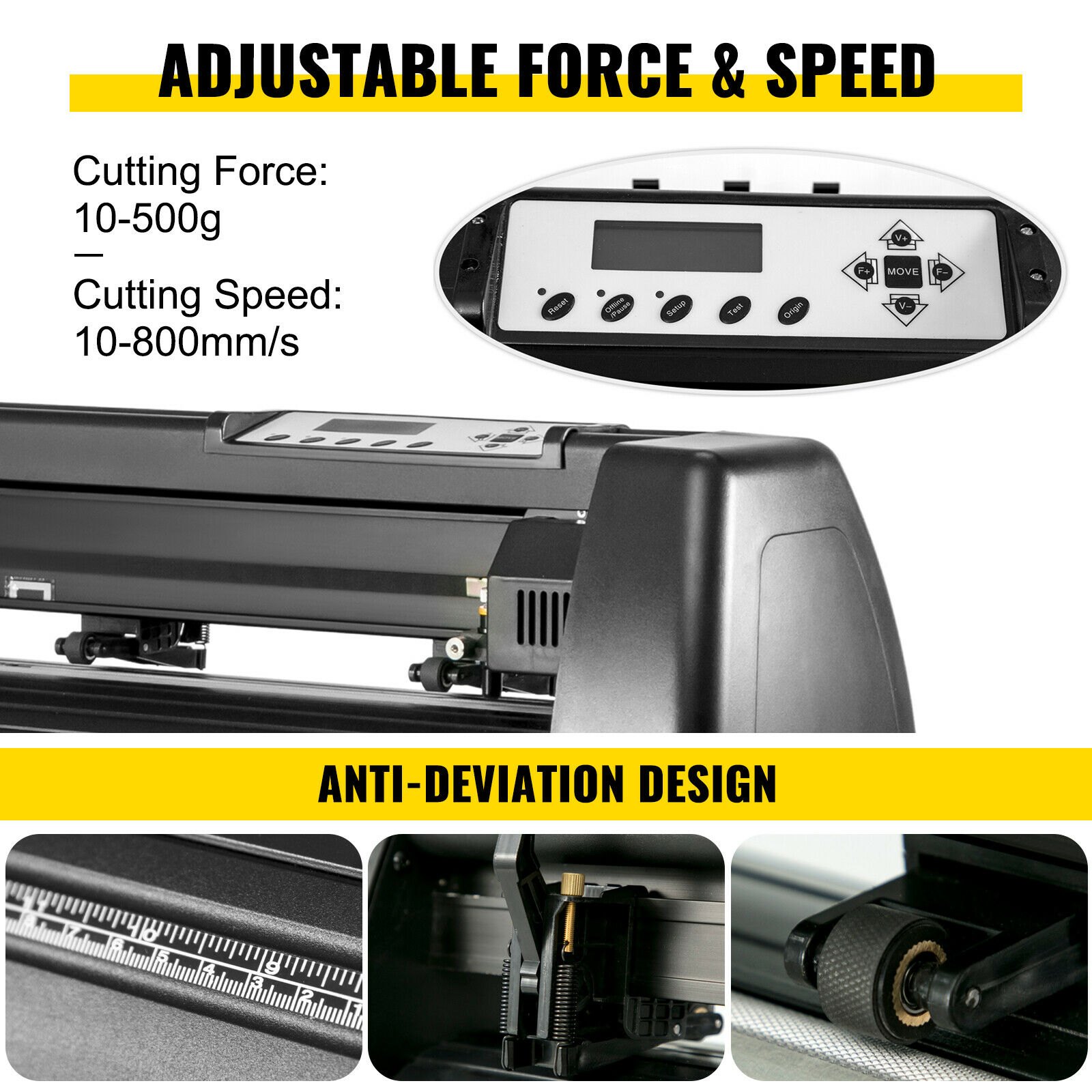 VEVOR HP230-B 12"x10" Dual Digital T-Shirt Heat Press Machine + 14" Vinyl Cutting Plotter With SIGNMASTER Software