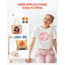 VEVOR Heat Press, 12x10Inch T-Shirt Press Machine, T-shirt Press Heat Press 30x23cm Printing Machine Heat Transfer Sublimation Machine for T-shirts