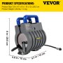 VEVOR Cup Heat Press Attachment, 11oz Mug Heating Transfer Element for Heat Press Machine Transfer Sublimation, 110V Silica Gel Pad Wrap for Mugs Coffee Glass Skinny Straight Cups DIY Printing