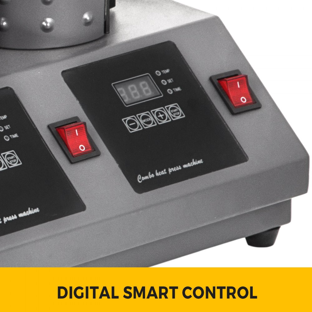 5 In 1 Digital 5 Cup Mug Heat Press Machine Commercial Sublimation Adjustable