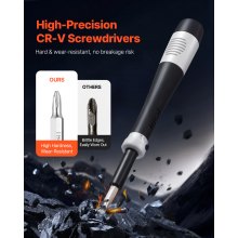 59-Piece Precision Screwdriver Set Repair Tool Kit Magnetic Bit for Computer