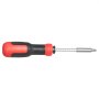 VEVOR Screwdriver Set, 13 in 1 Magnetic Multi Bit Mini Nut Driver Set, Phillips, Flat Head, Torx, Square Bits for Men, Manual Precision Repair Tool Kit for Sockets, Furniture, Home Appliances, Cars