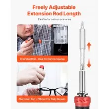 13-Piece Screwdriver Set Magnetic Handle Torx Phillips Hand Tools for Sockets