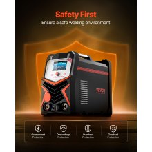 VEVOR TIG Welder 6-In-1 AC/DC Welding Machine Pulse Spot MMA Stick IGBT LED