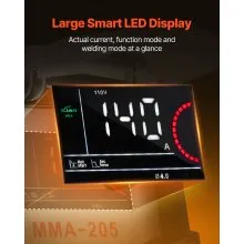 MMA Welder 2-In-1 Welding Machine Lift MMA Stick Arc IGBT Hot Start LED