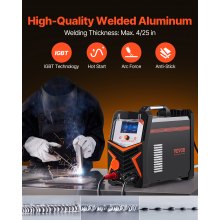 VEVOR TIG Welder 6-In-1 AC/DC Welding Machine Pulse Spot MMA Stick IGBT Inverter