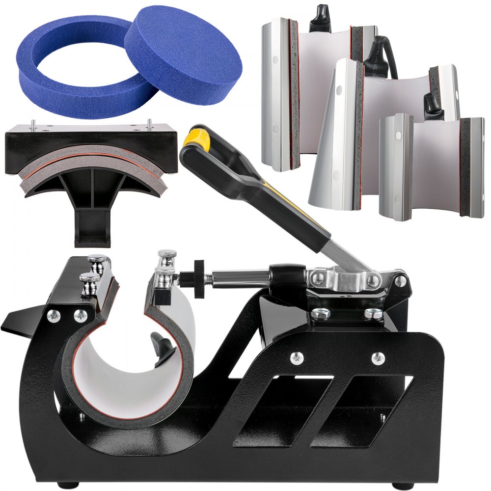 VEVOR 8 in 1 Heat Press Machine 12”x15“ Sublimation Transfer T-shirt Mug Plate