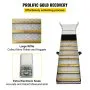 Caja de compuerta plegable de aleación de aluminio VEVOR, compacta de 127 cm para oro, equipo ligero para compuertas de oro, portátil con musgo de minero, ideal para ríos y arroyos, lavado de oro, prospección y dragado.