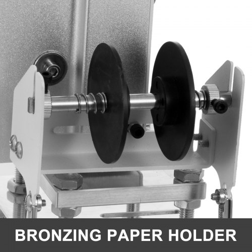 VEVOR 10x13cm Hot Foil Stamping Machine Leather Embossing Machine Bronzing Machine Hot Stamping Machine with Positioning Slider for PVC Leather Pu and Paper (10x13cm)