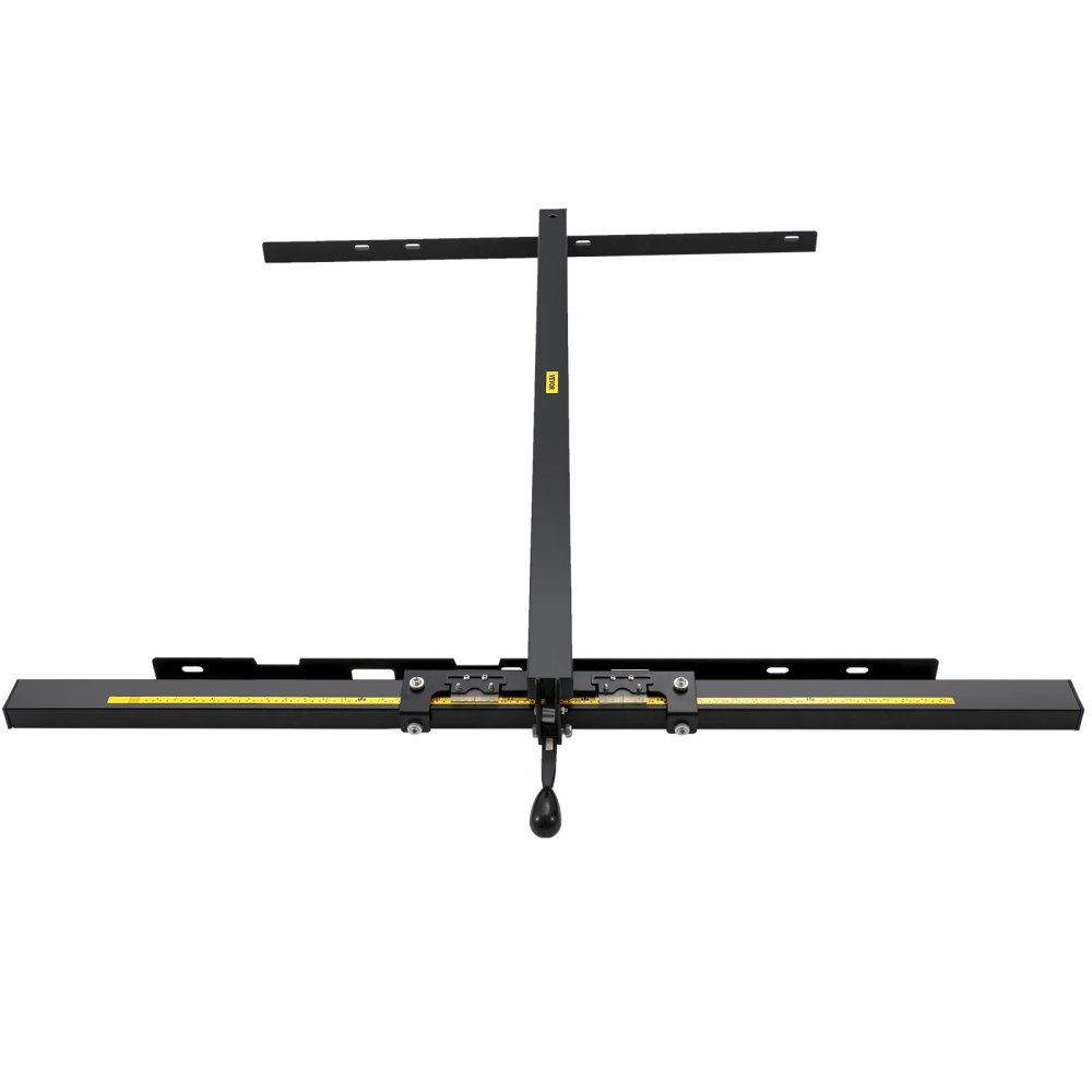 VEVOR Table Saw Fence System, 37"×57" Classic Table Saw Fence Rail, Metric/Imperial Scale, Adjustable Hole Saw Fence System, w/Front Guide Bar Table Saw Fence, Tablesaw Fence Slide for Easy Gliding