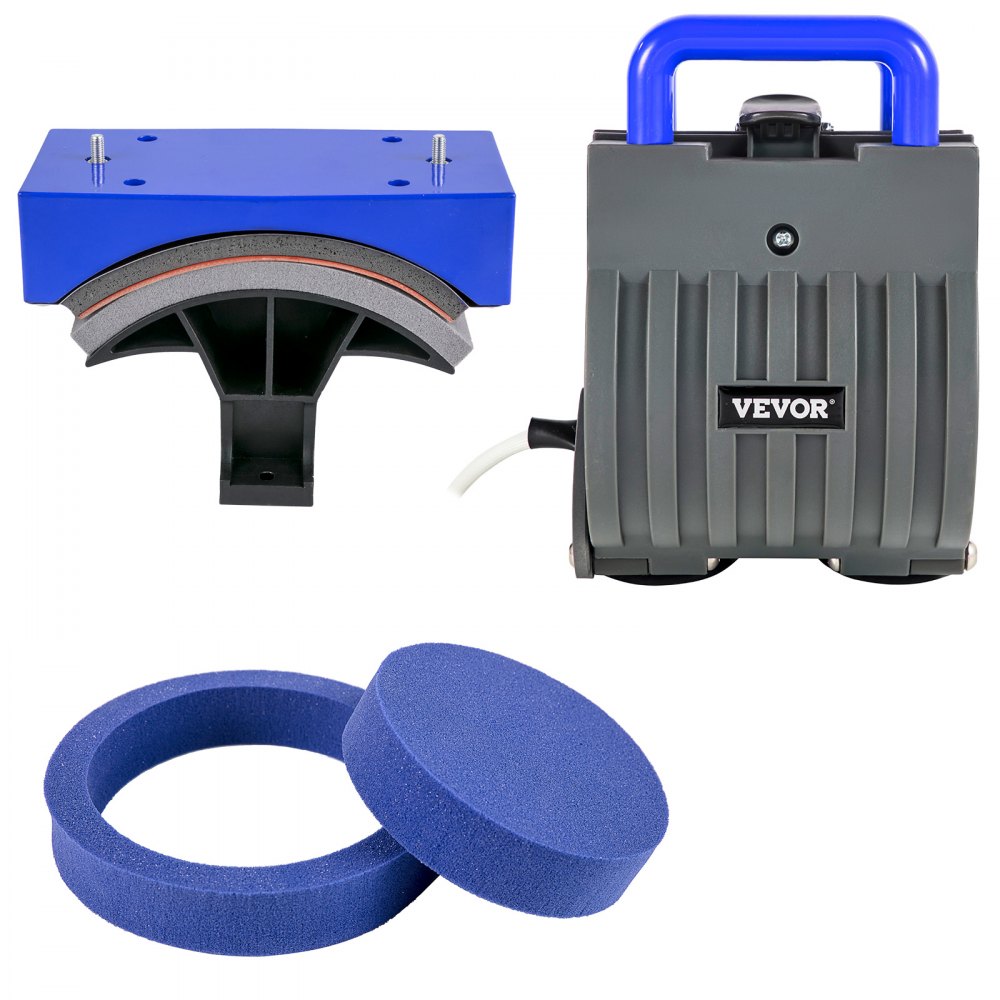 VEVOR Heat Press Machine Sublimation Machine 15 x 15 Inch Blue 5 In 1 Heat Press