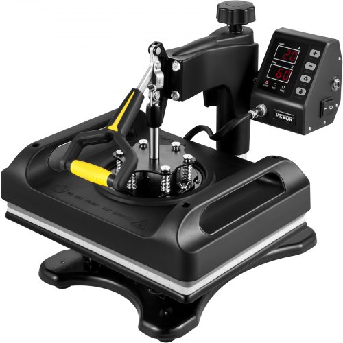 VEVOR Heat Press Machine 12 x 15 Inch 5 In 1 Shirt Printing Machine 360° Rotation Swing Away Heat Press 5 In 1 Heat Press 1000W Sublimation Machine  Dual-Tube Heating for DIY T-Mugs And Shirts Cap