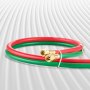 VEVOR Oxygen Acetylene Hose, 1/4-Inch x 100FT Oxy Acetylene Hose with 9/16"-18 B Fitting, 300PSI T Grade Welding Cutting Torch Twin Hose, Compatible with Oxygen, Acetylene, Propane and Other Fuel Gases