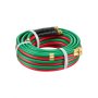 Oxygen Acetylene Hose 1/4-Inch x 25FT T Grade Hose 300PSI Max Working Pressure