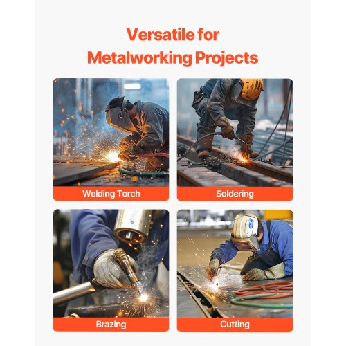 Oxygen Acetylene Hose 1/4-Inch x 50FT T Grade Hose 300PSI Max Working Pressure