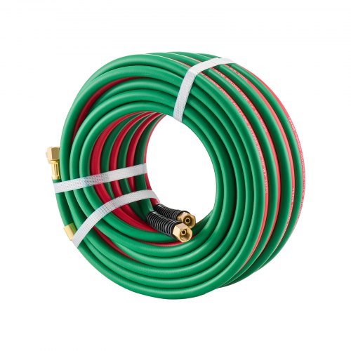 Oxygen Acetylene Hose 1/4-Inch x 50FT T Grade Hose 300PSI Max Working Pressure
