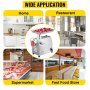 VEVOR Commercial Meat Grinder 850W Electric Meat Grinder Mincer 550 Lbs/Hour (250KG/H) Commercial Stainless Steel Food Grinding Mincing Machine180PRM Mincer Sausage Maker
