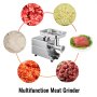 VEVOR Commercial Meat Mincer 250W Electric Meat Grinder 0.33HP 170RPM Stainless Steel Meat Grinder Commercial Sausage Stuffer Maker for Industrial and Home Use