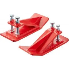 Tractor Bucket Protector 2PCS Heavy Duty Bucket Edge Protectors (Red)