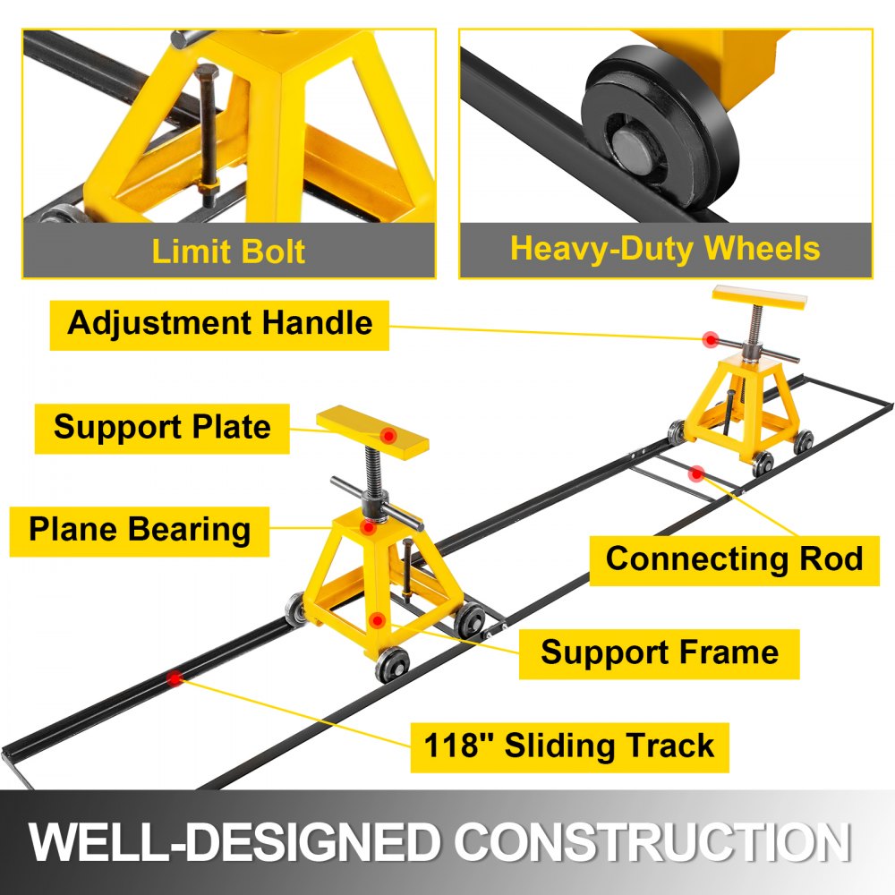Tractor Splitting Rail Splitting Stand For Tractor 10,000lbs, Tractor Separators