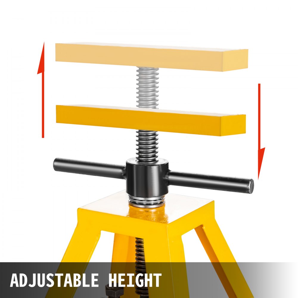 VEVOR Tractor Splitting Rail 10, 000LBS, Splitting Stand for Tractor 118-Inch Length, Tractor Separator with Rails, Splitting Rails Kit, w/ 2 Jack Stands and 2 Adjustable Handles, Support Equipment