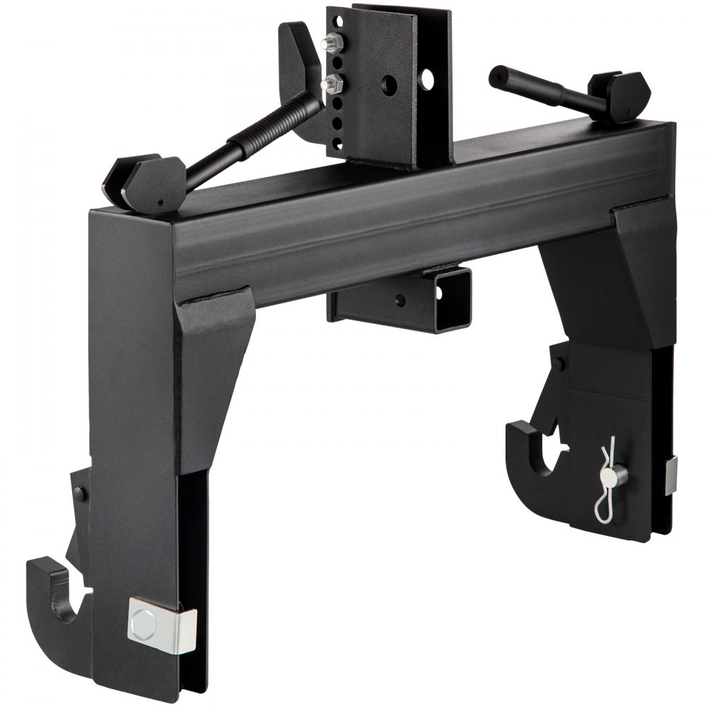 VEVOR 3-Point Quick Hitch, 3000 LBS Lifting Capacity Tractor Quick Hitch, 28.31\" Between Lower Arms Attachments Quick Hitch, No Welding & 5 Level Adjustable Bolt, Adaptation to Category 1 Tractor