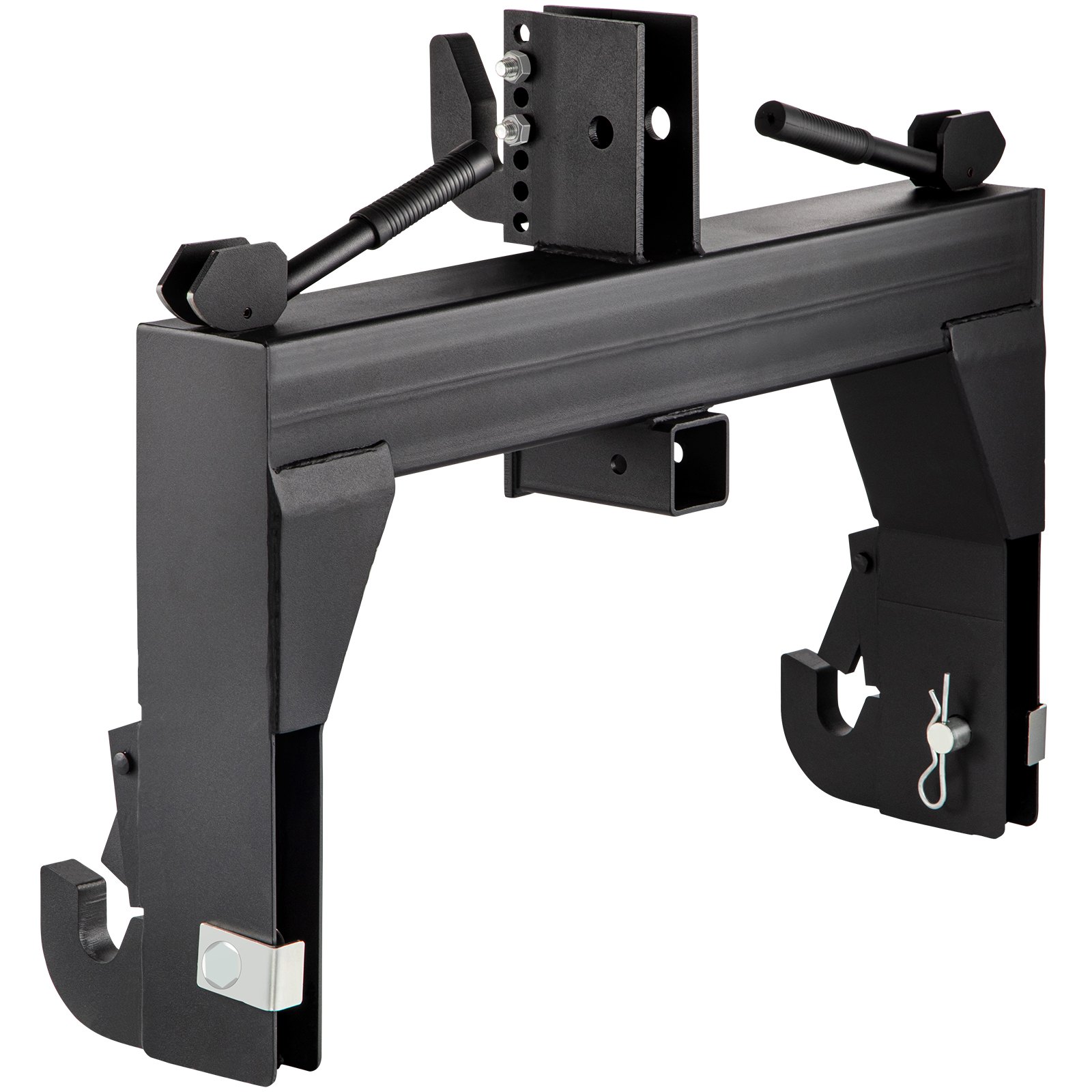 VEVOR 3-Point Quick Hitch, 3000 LBS Lifting Capacity Tractor Quick Hitch, 28.31\" Between Lower Arms Attachments Quick Hitch, No Welding & 5 Level Adjustable Bolt, Adaptation to Category 1 Tractor